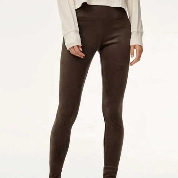 WILFRED FREE S Daria Pant Vegan Faux Suede Legging  Size-XS - Picture 1 of 11